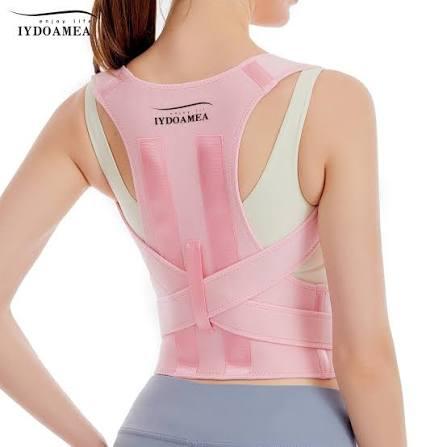 Back Brace Posture Corrector for Women and Men Back Posture Corrector Women Back Posture Corrector for Men Back Brace for Posture (Pink, Large)