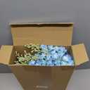 Suncalla 20 Pcs Delphinium Artificial Flowers - 33.5'' Long Stem Faux Flower Bulk - Fake Silk Delphinium Look Real Larkspur Flower for Wedding Home Tall Vase Table Decor(Blue)