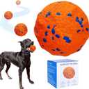 Interactive Dog Toys Dog Balls Activated Automatic Rolling Ball for Puppy Small Medium Dogs Smart Jumping Automatic Moving Bouncing and Rotating Ball Vibrating Keep Them Busy (bigball Orange)