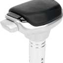 Gear Shift Knob, Shifter Knob Fit for Most Manual Automatic Cars Truck SUV M8 M10 M12 (Black Leather)