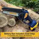 Cordless 2-in-1 Pole Saw & Mini Chainsaw, 6-Inch Brushless, 9.3FT Reach for Tree Trimming & Pruning,limb branch cutter Compatible with DeWalt 20V Battery (Tool Only)