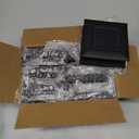 YITCOE Solar Post Cap Lights: 6 Pack 4x4 Solar Powered Fence Lights for Wooden Vinyl Deck Lamp Post  96 LEDs 2 Modes Warm & Cool White  Outdoor Waterproof Modern Classic Porch Lighting