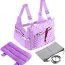 Geelin Post Mastectomy Pillow, Breast Surgery Lumpectomy Recovery Supplies, Post Mastectomy Essentials, Breast Reduction Pillow Recovery Belt Protection Surgery Gift(Purple)