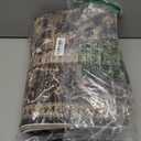 vivorug 5x7 Area Rugs - Ultra-Thin Washable Rug with Non-Slip Backing, Ideal for Living Room, Bedroom, Dining Room Indoor - Vintage Floral, Easy Clean, Durable, Low Pile Rug Black