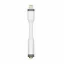 ACOUSTIX - Apple MFi Certified Lightning to Headphone Jack Audio Adapter, Durable Flexible Super Soft PVC Jacket iPhone 14/13/12/11 Pro Pro Max Plus Mini SE XS XR X 8/7/6, iPad Pro Air White