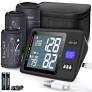 Blood Pressure Machine Upper Arm, 3 Size Cuffs Included, Small 7"-9", Medium 9"-17" and Extra Large XL Cuff 13"-21", Accurate Automatic Digital BP Monitor Home Use, Large Backlit LCD, 3 Users