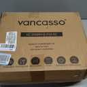 vancasso Starry 18 Pieces Dinnerware Sets for 6, Green Reactive Glaze Dishes Sets, Ceramic Plates and Bowls Set, Dinner Salad Dessert Plates, and Cereal Bowls Set, Dishwasher and Microwave Safe