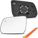 BSD Compatible with 2024 2025 Ford Ranger Driver Side Mirror, Left Side Mirrors Replacement Glass with Blind Spot, Heated