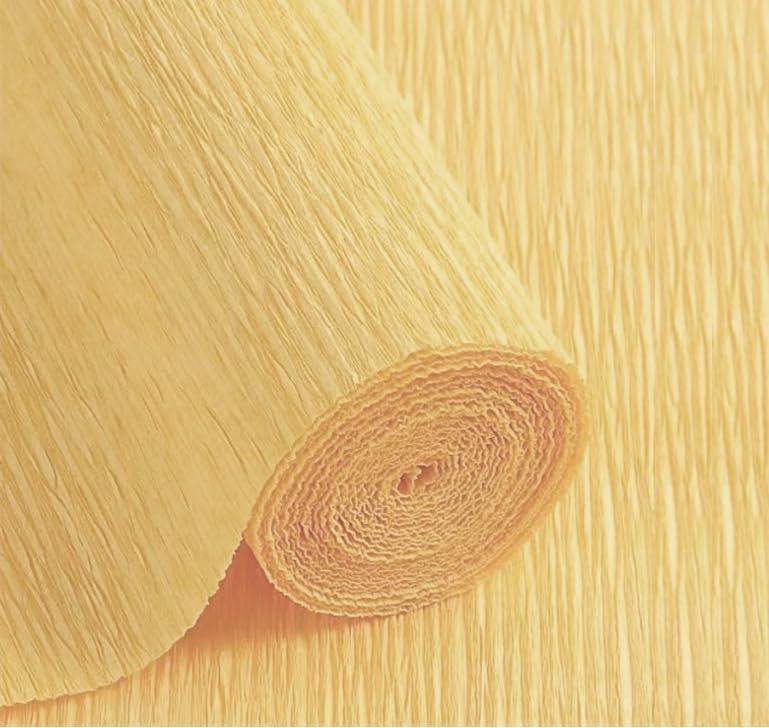 Crepe Paper Roll 8.2ft Long 17 Inch Wide for Wedding Ceremony Various Large Festivals Decoration (44-Cream)