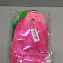 24 Pcs Pink and Green Gift Bags with Handles Candy PVC Green Clear Goodies Bag Witch and Princess Party Magical Theme Gift Bags Birthday Musical Party Favors Supplies Halloween Decorations