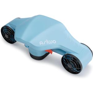 Asiwo Manta 2 Underwater Scooter, Powerful Thrust Seascooter with Action Camera Mount, Dual Motor Water Scooter for Diving, Snorkeling, Swimming