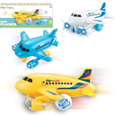 KIDSTHRILL Kids Airplane Toy for Boys & Girls. Set of Three Toy Airplanes with Flashing Lights, Music & Airplane Sound, Push and Go Toy Plane Gift Toys for Toddler Boys 2 3 4 5 6 7 Years Old & up