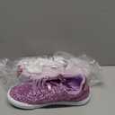 Jeekopeg Glitter Sparkly Fashion Sneakers Shoes Shiny Casual Shoes Bling Sequin Concert Low Cut Lace up Shoes (9 Women/7.5 Men, Light Purple Glitter)