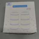 Termichy Stackable Formula Dispenser Portable Milk Powder Container, 2 Pack, Light Pink