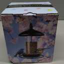 Metal Roof Bird Feeder - Chew Proof for Outdoor Hanging Wild Bird Seeds. Bronze (1.7lb:Bronze)