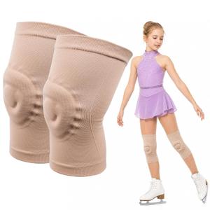 1 Pair Gel Knee Pads for Figure Skating & Dance - Breathable Cushion Support Pads for Men, Women & Girls, Medium 