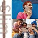 VENINGO for iPhone 15 Pro Case, Magnetic Slim Wave Translucent Matte Mag-Safe Invisible Ring Stand Shockproof Phone Cover Mag-Safe for iPhone 15 Pro 6.1", Desert Brown