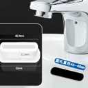 6 x 4 Pcs Rubber Sink Hole Cover, Oval Overflow Cover for Kitchen & Bathroom Basins, Reusable