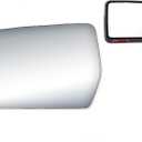 WLLW Side Mirror Replacement Glass fit for 2004 2005 2006 2007 2008 Ford F150 Flat LH Left Driver Side Including Adhesive, Non Towing Mirror Glass Non Heated (Driver Side 10 11/16 inches)