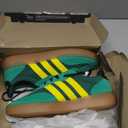 adidas Men's Barreda Decode Shoe (11, Collegiate Green/Yellow/Court Green)