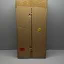 Snow Racer Sled Ski Sled Slider with Steering Wheel & Anti-Slip Seat 4.5-Foot Pull Rope Adults Winter Sport Sled for 176 LBS Loading Capacity Skiing Ice Skating Sand Skating (Black)