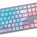 Keyboard Cover for Dell Pro KM5221W KM7321W & Pro KB500 Keyboard, Dell Pro KM5221W Desktop Keyboard Cover Protector-Colorful
