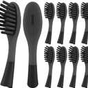 Replacement Toothbrush Heads Compatible with Colgate Keep Charcoal - Soft Brush Heads Compatible with Colgate Keep Manual Toothbrush for Adults, 5 Pack