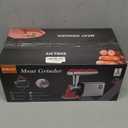3500W Electric Meat Grinder Machine Black Silver Gray (Dark Black)