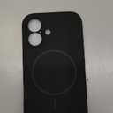 Miracase Compatible with iPhone 16 Case, [Soft Anti-Scratch Microfiber Lining], Compatible with MagSafe, Liquid Silicone Case Shockproof Drop Protection Phone Case for 16,Black