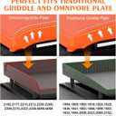 36" Blackstone Silicone Griddle Mat, Full-Coverage Cover and Rust-Proof Grill Surface Protector, All-Season and Seamless Fit Waterproof Blackstone Griddle Accessories, Ideal BBQ Gift for Men