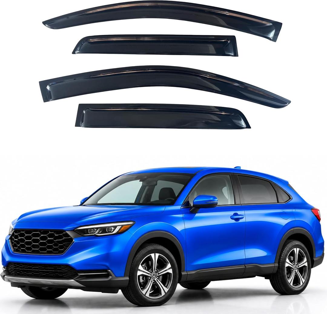 IG Window Visors Fit for 2023-2026 Honda HRV, Out-Channel Rain Guards Vent Wind Deflectors 4PC, Car Accessories for 23-26 HR-V