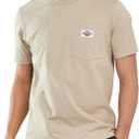 NORTHYARD Men's Cotton Shirts Heavyweight Short Sleeve Casual T-Shirts with Chest Pocket Work Wear (XXL)