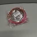 4 x WantGor Satin Headbands for Women, 1.2 Inch Wide Solid Hair Bands Plain Hairband Holiday Head Band Hair Accessories for Crafts DIY (Rose Red)