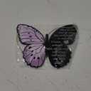 Sympathy Gifts Memorial Bereavement Gift Acrylic Butterfly Wall Hanging Decor Condolence Ornaments for Loss of Loved One Loss of Father Mother Remembrance Gifts, 10 x 8 x 0.2 Inches