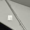 Amazon Basics Easy Install Shower Curtain Tension Rod, Adjustable Length, 42-73 inches, Nickel