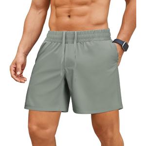 PINSPARK Running Shorts for Women Quick Dry High Waisted Athletic Short 2 in 1 Workout Gym Shorts with Zipper Pockets, Size XXL