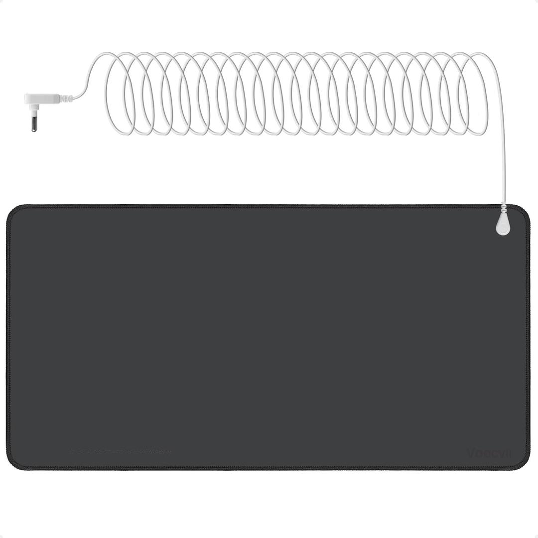 Grounding Mat, Enjoy Grounded Effect at Home, Earth Pad for Sleep, Energy, Pain Relief, Inflammation, Balance, Wellness, 23inx13in