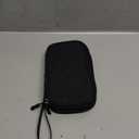 FYY Electronic Organizer, Travel Cable Organizer Bag Pouch Electronic Accessories Carry Case Portable Waterproof Double Layers All-in-One Storage Bag for Cable, Cord, Charger, Phone, Pattern Black (M)