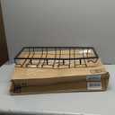 MOCOUM Wine Glasses Rack Under Cabinet Stemware Rack, Glass Hanger Rack Wire Glass Holder Storage Hanger for Cabinet Kitchen Bar (Black, 5 Rows 1 Pack)