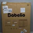BABELIO Safety Gate Door Fits for Stairs, Narrow and Wide Doorways with Auto Close, Easy Install, No Drilling, Pressure Mounted for Baby, Child, Pets, Dog/Puppy, 26''-40'', White