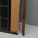 Magnetic Chalkboard Calendar 24x36 Inches, Framed Chalk Board for Wall Organization, Planning/School Timetable/Memo, Hanging Magnetic Surface for Office, School, Home