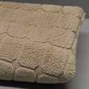 fuguitex Waterproof Dog Blanket Bed Cover Dog Crystal Velvet Moroccan Fuzzy Cozy Plush Pet Blanket Throw Blanket for Couch Sofa(36"x36", Cream+Beige)