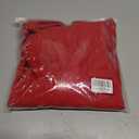 Men's Corduroy Shorts Casual Elastic Drawstring Lightweight Summer Beach Shorts with Pockets (Red, M)
