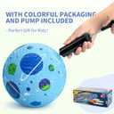 ZOOJOY Pack of 2 Cartoon Playground Balls for Kids 1-6, 6 Inch Rubber Balls for Dodgeball, Rubber Bouncy Kickball, Indoor & Outdoor Game Gaga Balls for Boys Girls with Pump