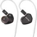 Kefine Klean 10mm DLC Diaphgram Dynamic Driver Earphones, 1DD in-Ear Monitor Headphones, HiFi Wired IEM Earbuds with Dual Interchangeable Nozzles 0.78 2Pin (3.5mm)