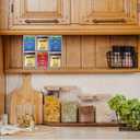 Transparent Tea Bag Storage Box, 6 PCS Large Bag with Lid, 6×2.3×3.3'' Single-Layer Thickened Drawer, Suitable for Cabinets, Kitchen