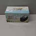 Bubble Machine, Automatic 18000+ Per Minute Big Bubbles Blower Maker for Kids Toddlers with 2 Speeds,6 Wands,Operated by Plugin or Batteries for Outdoor/Indoor Birthday Parties,Wedding (Black)