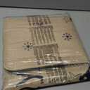 Artoid Mode Xmas Trees Snowflakes Merry Christmas Doormat, Winter Home Decor Low-Profile Runner Rug Door Mat Floor Mat for Indoor Outdoor 24x59 Inch (Beige)