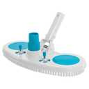 U.S. Pool Supply 13" Weighted Pool Vacuum Head with Nylon Bristles, Swivel Hose Connection, EZ Clip Handle - Connect 1-1/4" or 1-1/2" Hose - Removes Debris, Cleans Floors - Safe for Vinyl Lined Pools