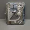 Bedsure Cat Beds for Indoor Cats - Large Cat Cave for Pet Cat House with Fluffy Ball Hanging and Scratch Pad, Foldable Cat Hideaway, 16.5x16.5x13 inches, Grey (Single)